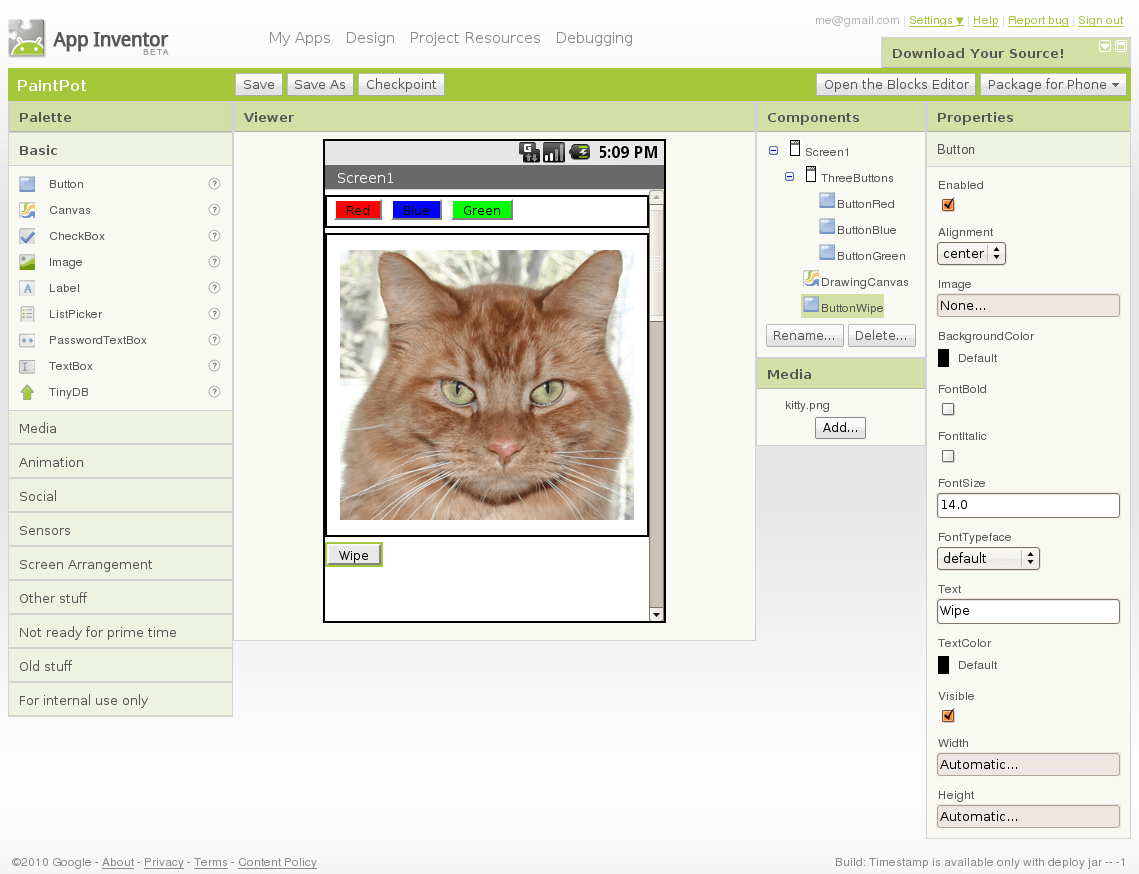 PaintPot (Part 1) Explore MIT App Inventor