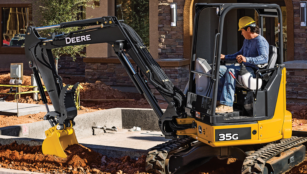 35G Compact Excavator Groundscare Explore John Deere