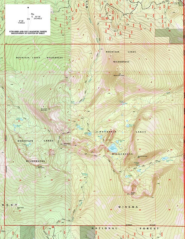 Mountain Lakes Wilderness Oregon Cascades Explore!