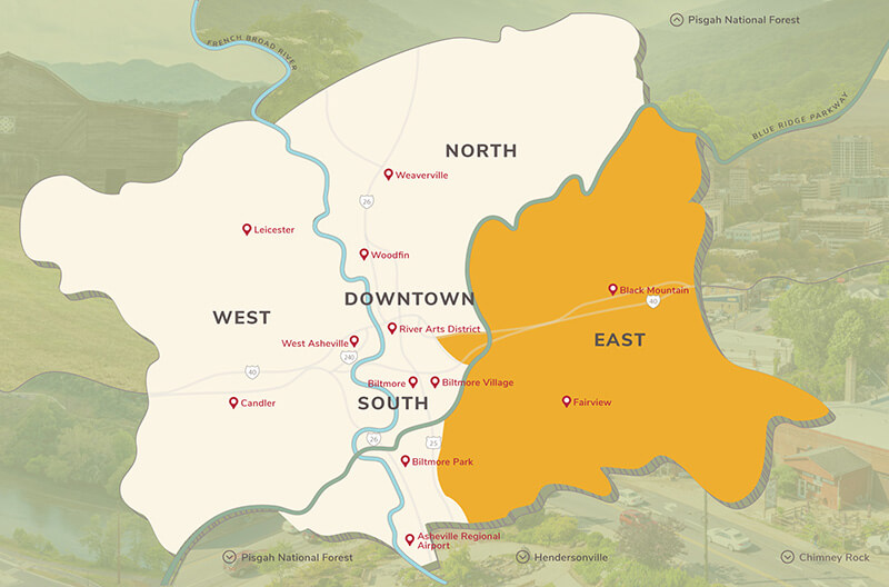 Asheville Nc Neighborhood Map Neighborhoods & Nearby Towns | Asheville, Nc's Official Travel Site