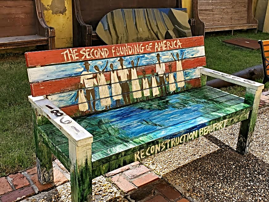 New benches around town tell some of Beaufort's history Explore