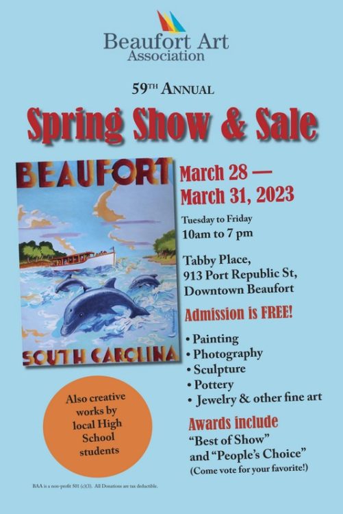 59th Annual Beaufort Art Association Spring Show & Sale Explore