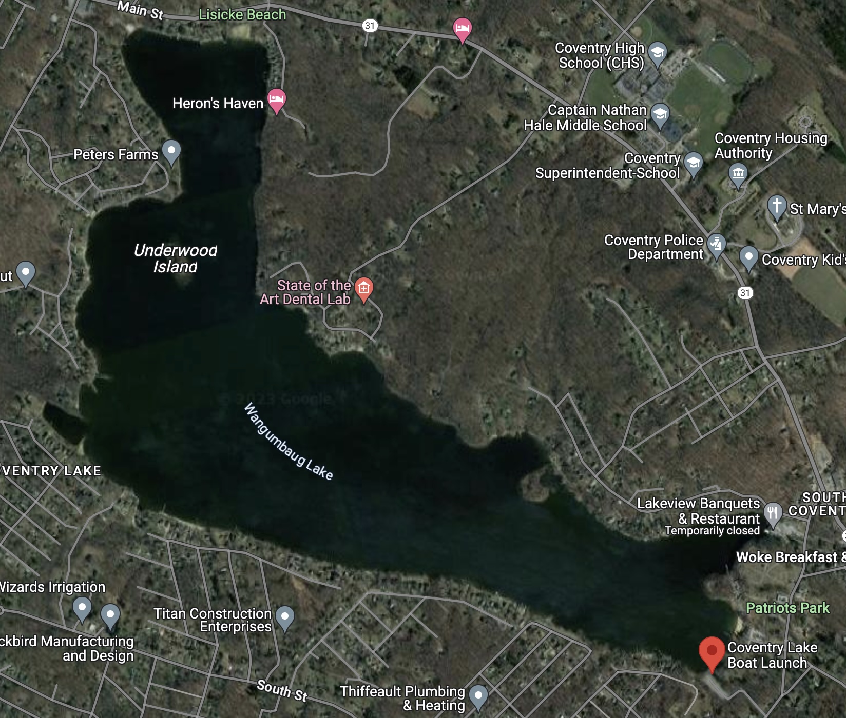 Coventry Lake Boat Launch Explore Connecticut