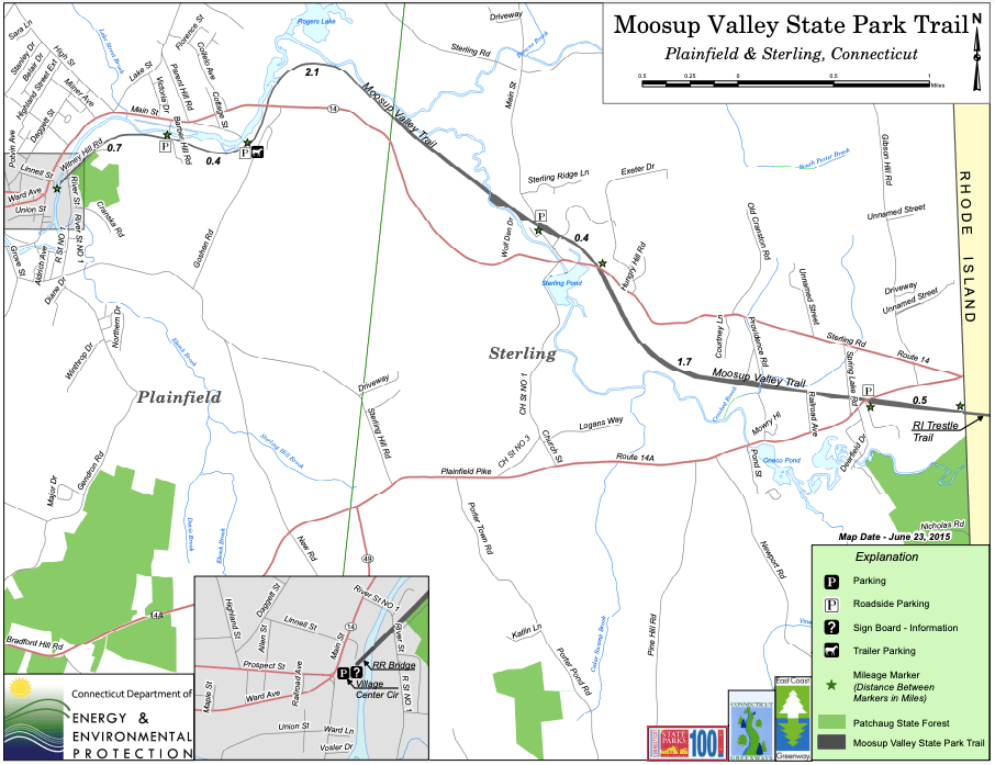 Moosup Valley State Park Trail Explore Connecticut