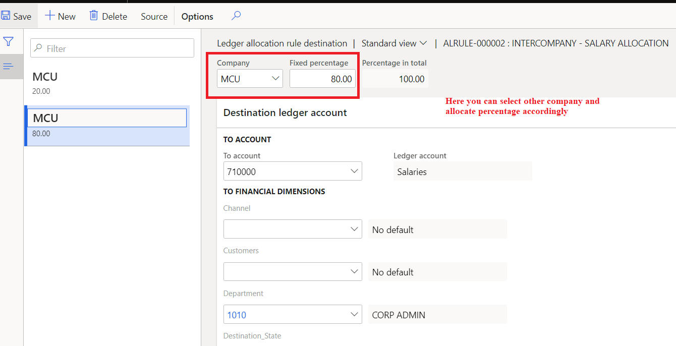 Ledger Allocations in Microsoft Dynamics 365 Finance and Operations