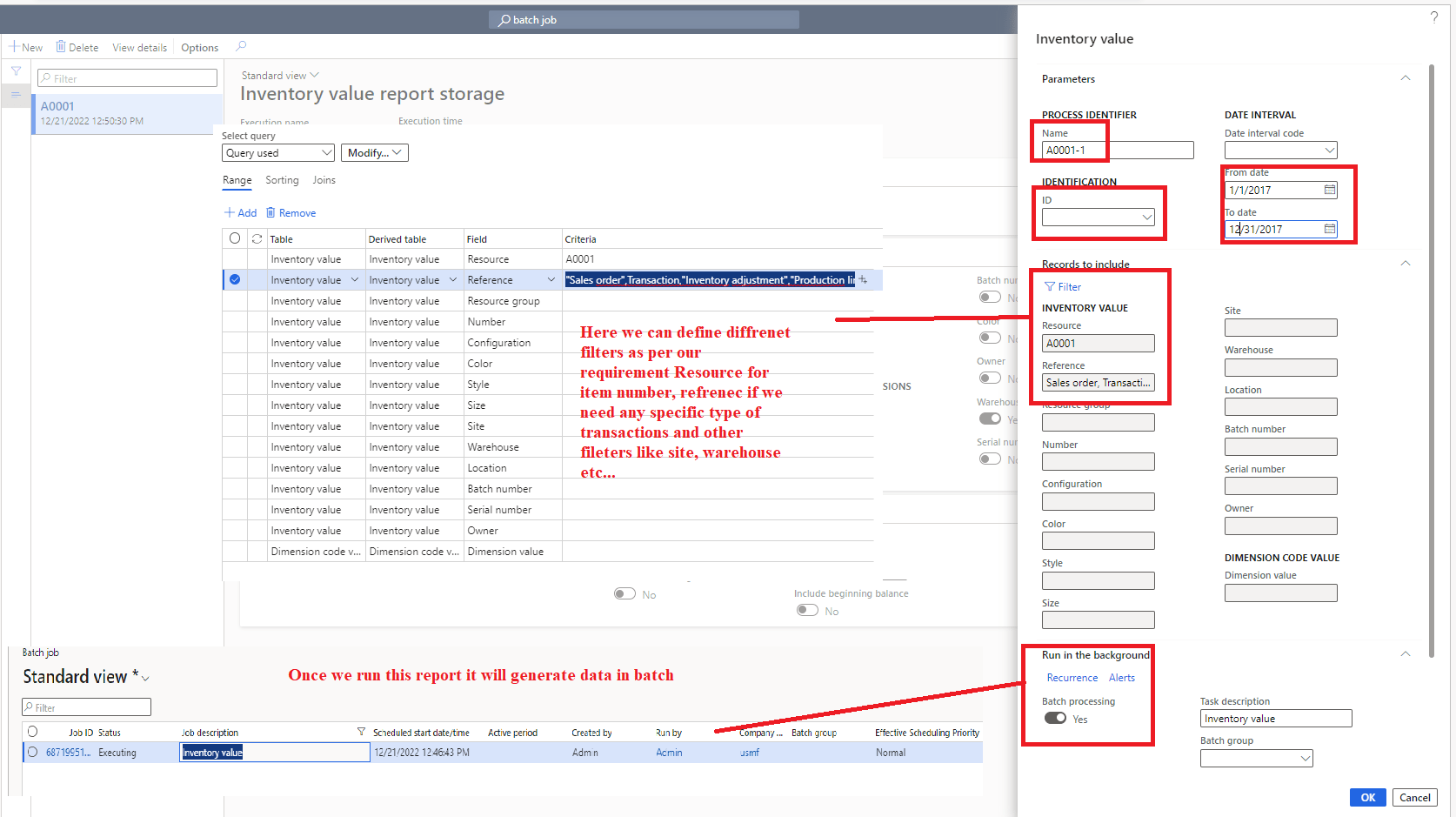 [Configure, Generate and Analyse] Working with inventory value report
