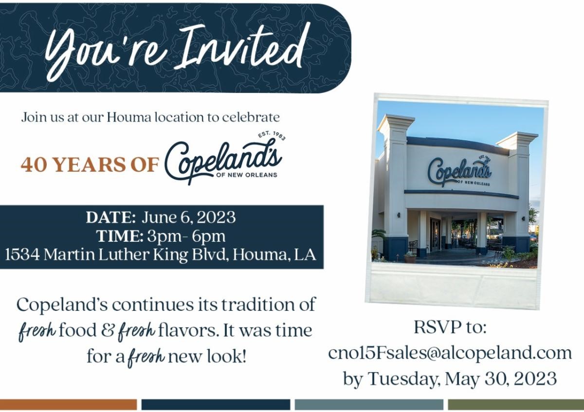 Copelands 40 Year Anniversary Explore Houma