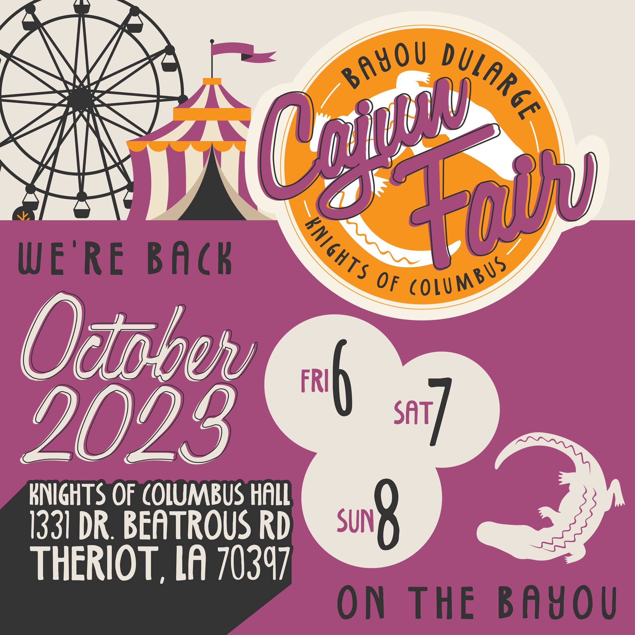 Bayou Dularge Cajun Fair Explore Houma