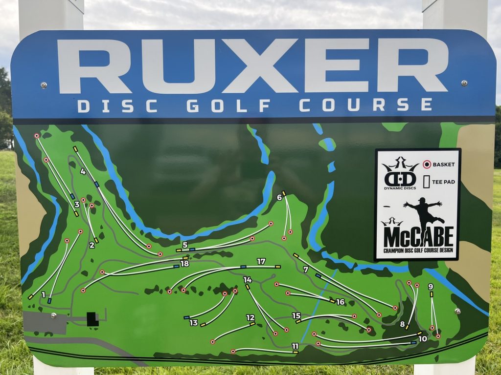 Ruxer Disc Golf Course Explore Jasper Indiana