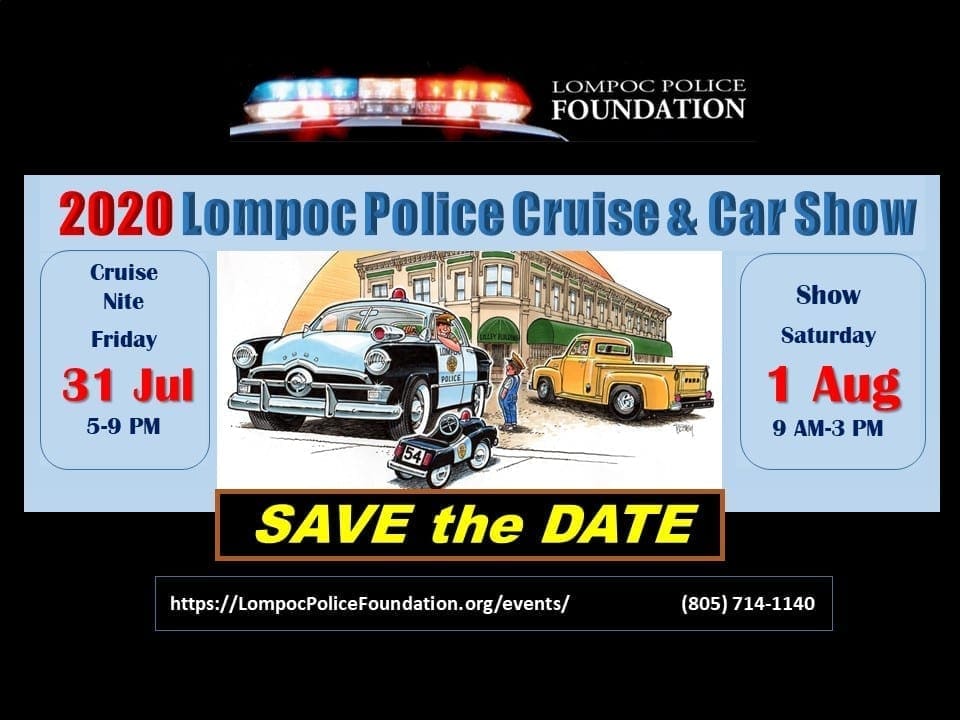 18th Annual Lompoc Police Car Show Lompoc Events Calendar