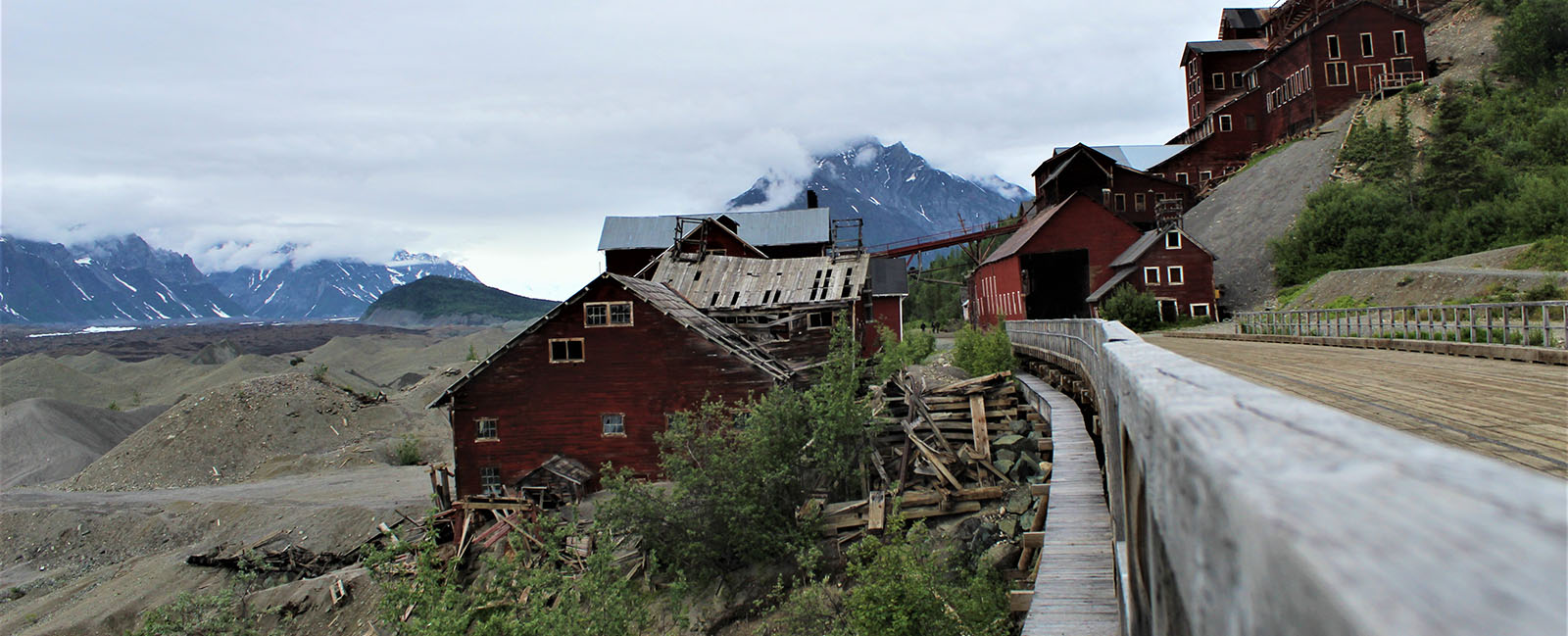 Explore the Kennecott Historic Mill Next to McCarthy Alaska