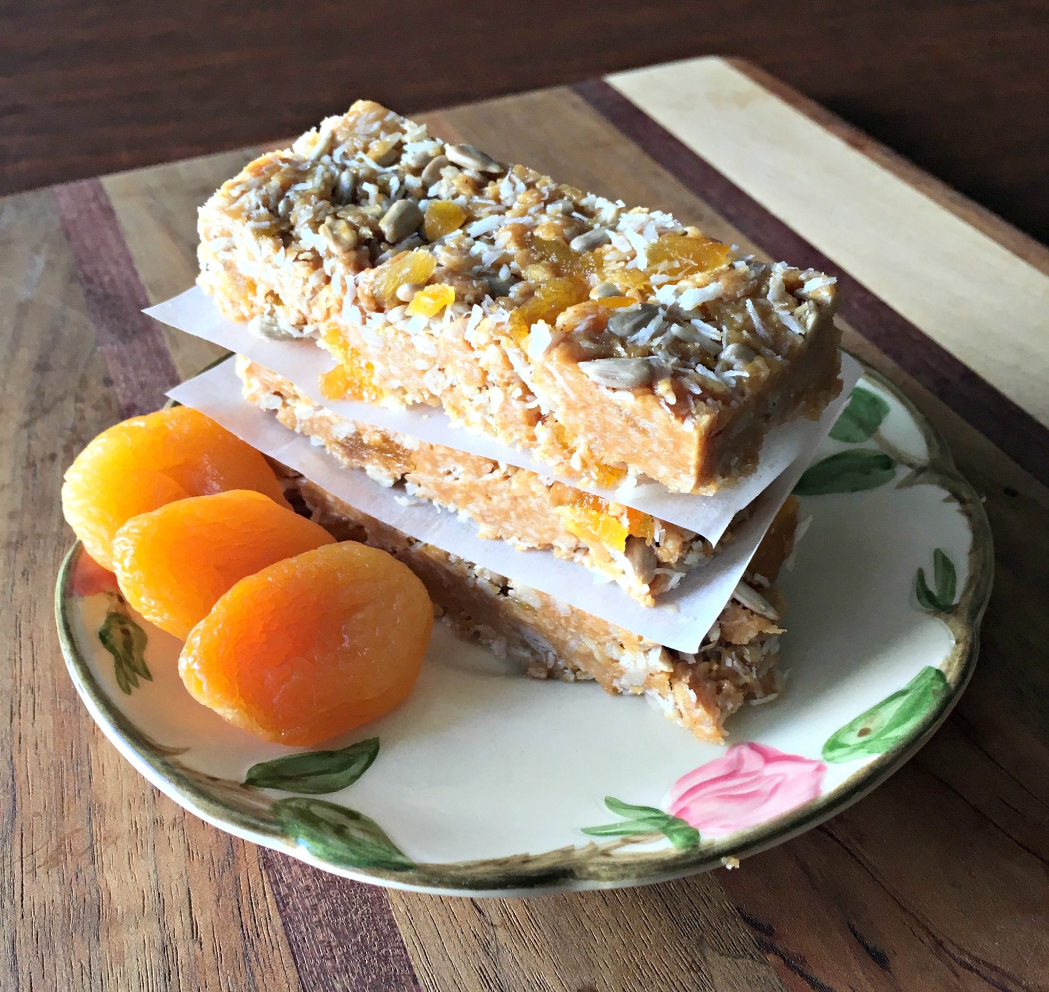 Coconut Apricot Gluten Free Granola Bars Explorer Momma