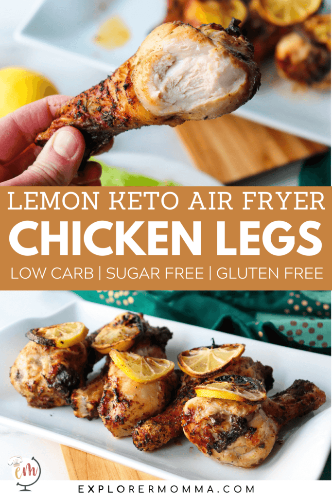 Keto Chicken Legs Air Fryer or Baked Chicken Drumsticks