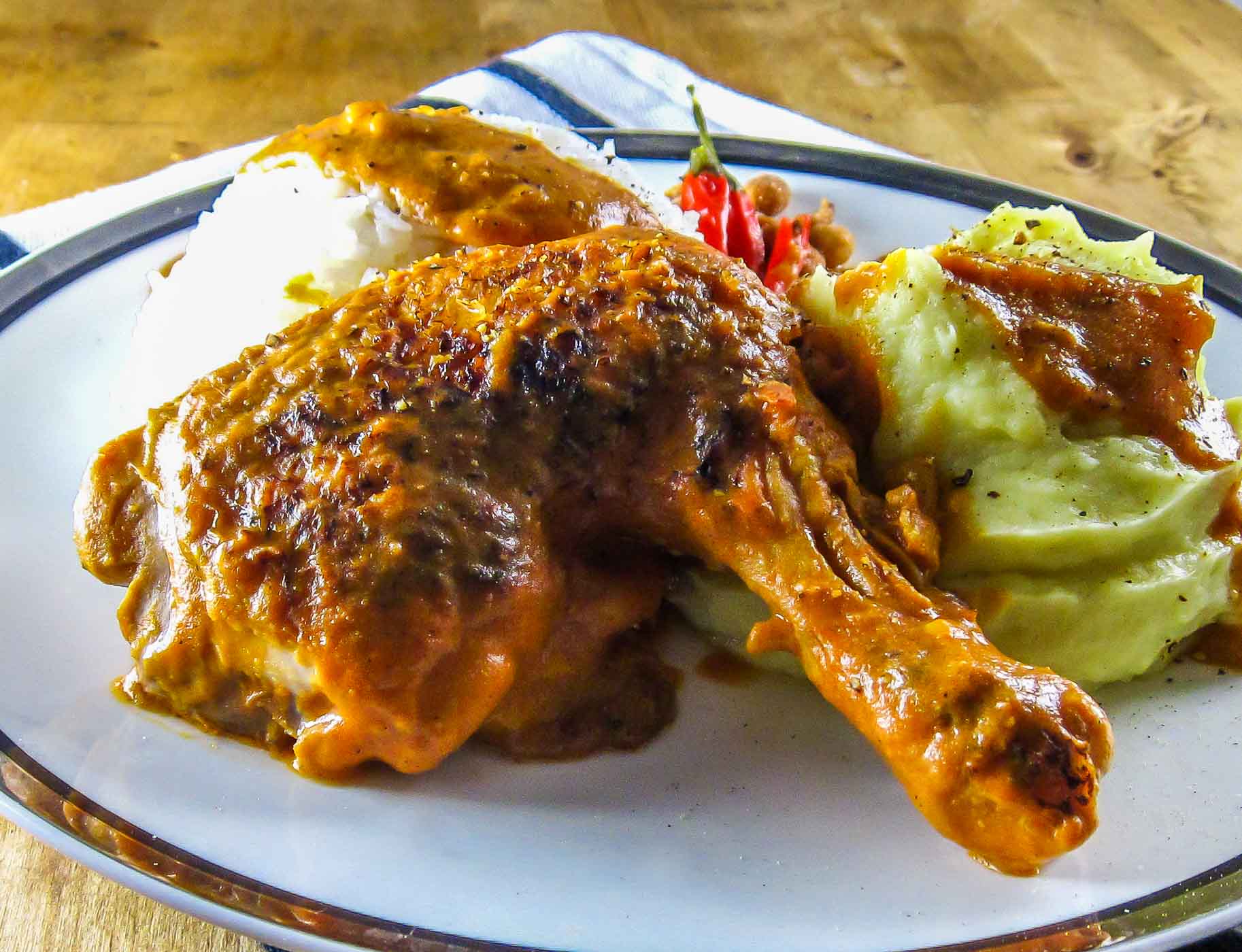 Republic of Congo Moambe Chicken (Poulet à la Moambé) Explorers Kitchen