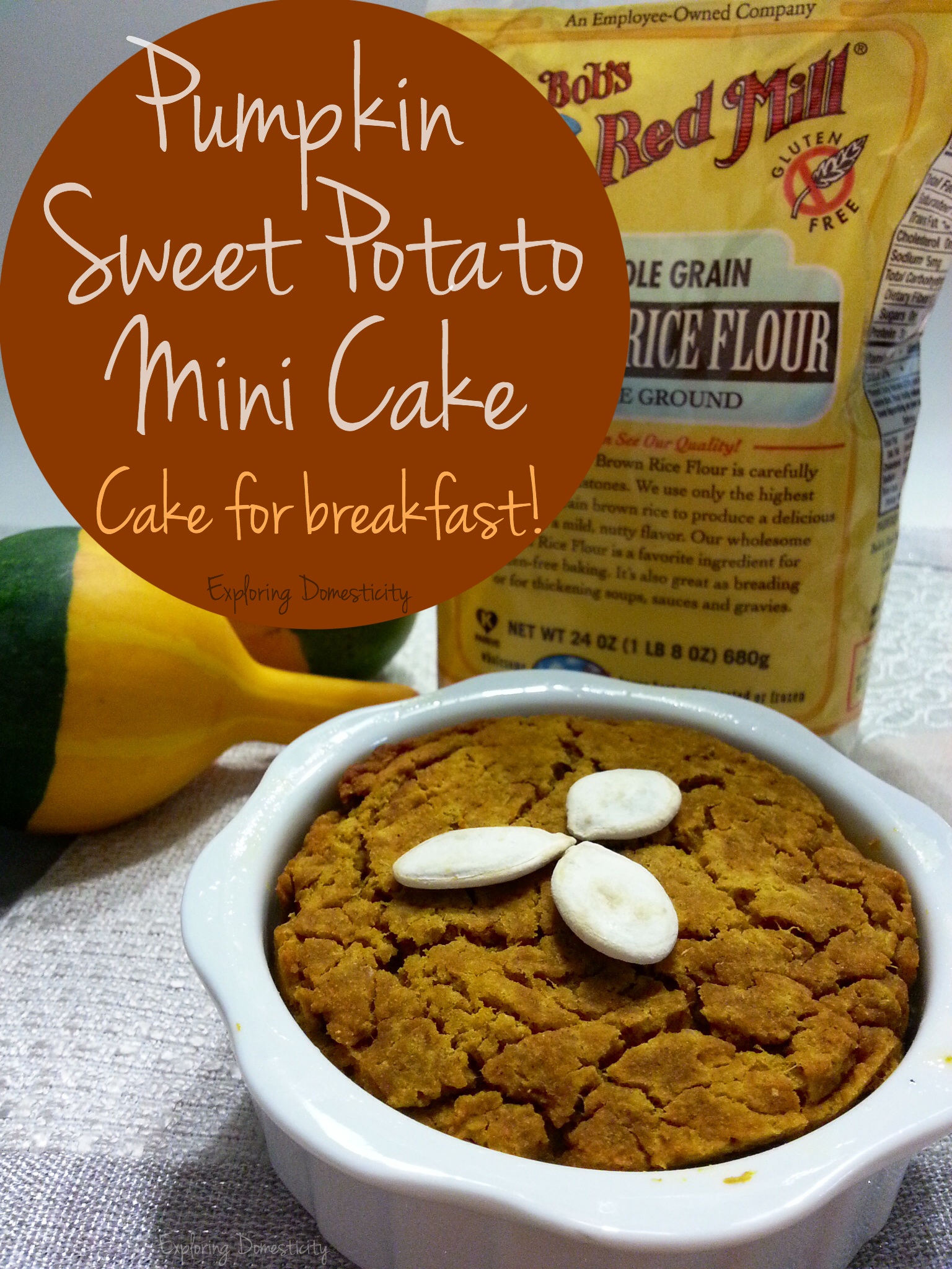Cake for Breakfast! Pumpkin Sweet Potato Mini Cake ⋆ Exploring Domesticity