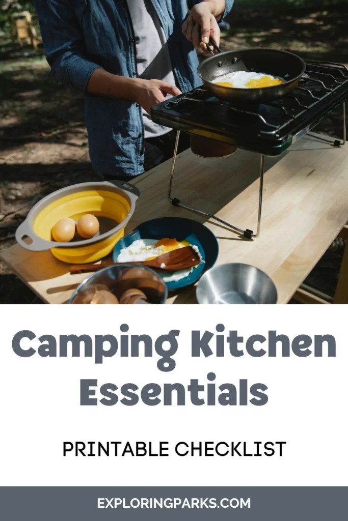 Camping Kitchen Essentials Checklist Exploring Parks