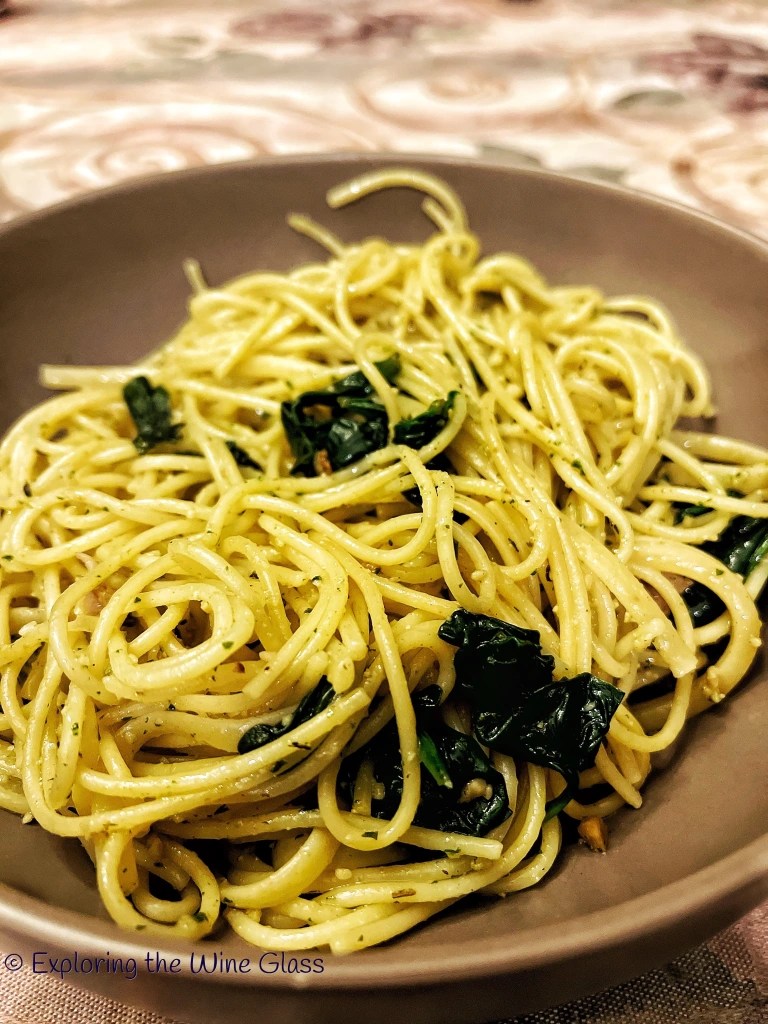 Pesto and Spinach Pasta Exploring the Wine Glass