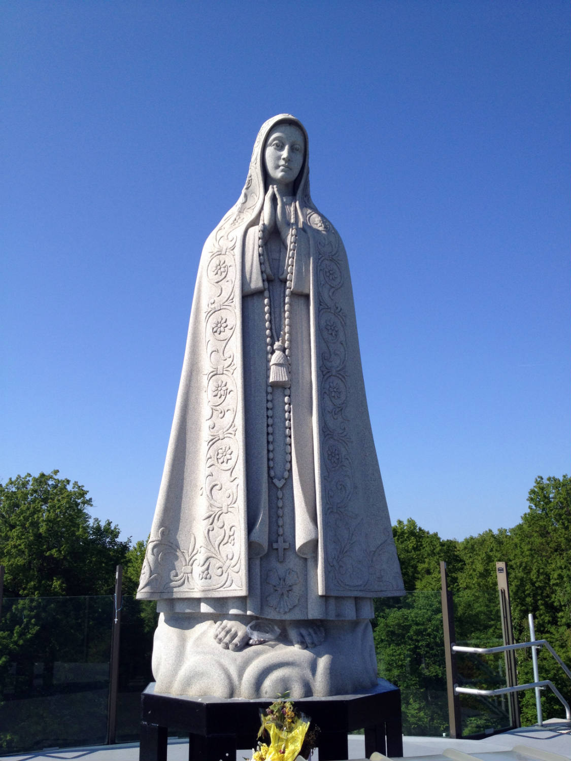 Visiting the Basilica of the National Shrine of Our Lady of Fatima in