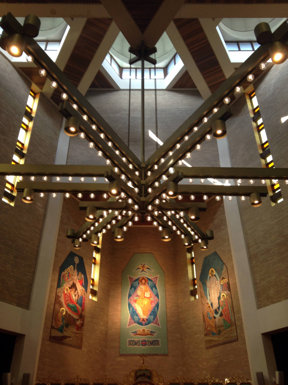 Chandelier in St. Josaphat's Church in Rochester, New York