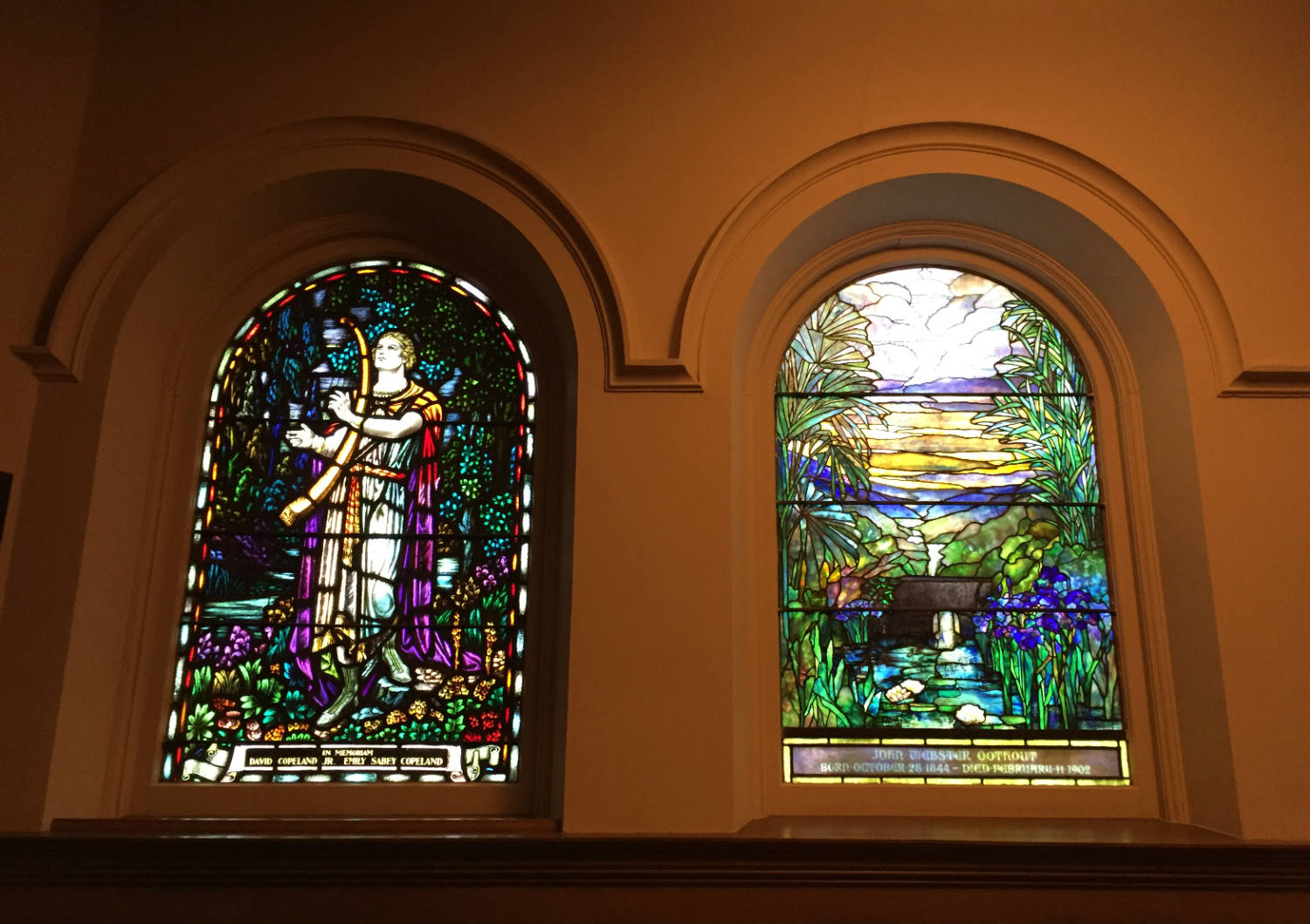 Stained Glass Windows at Third Presbyterian Church on East Ave in