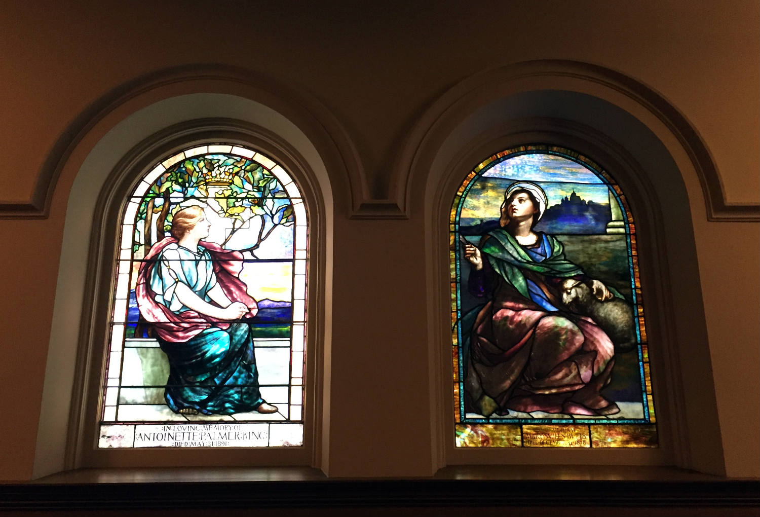 Tiffany Stained Glass Windows at Third Presbyterian Church on East Ave