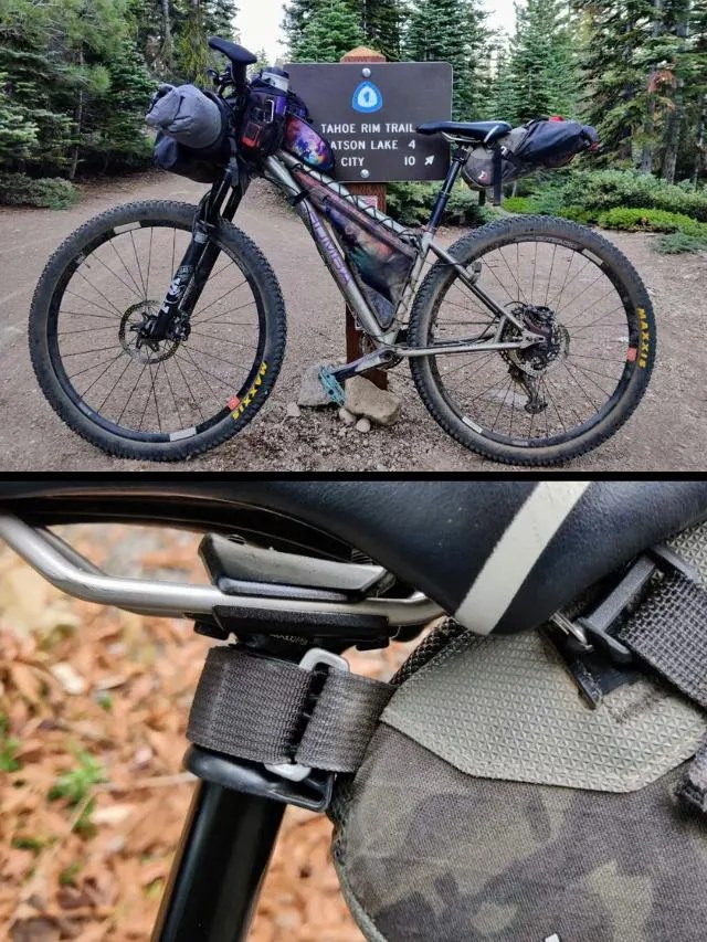 Bikepacking With a Dropper Post Exploring Wild