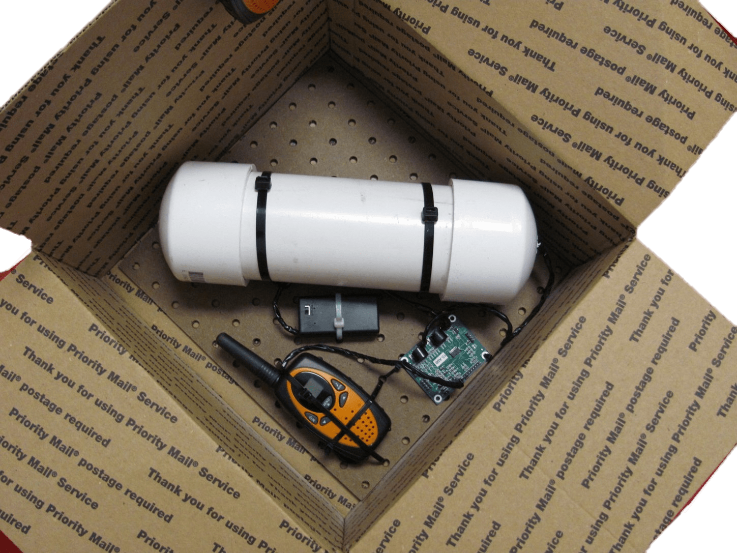 Command Operated Cardboard Box IED Training Device Explotrain, LLC.