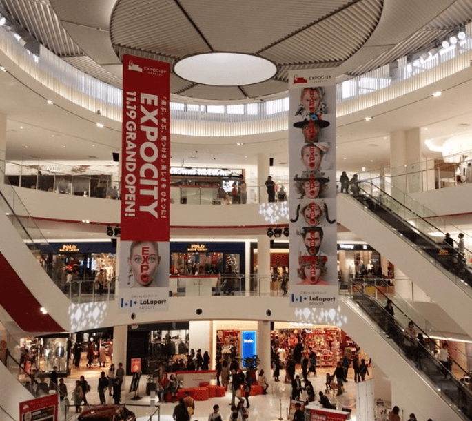 ららぽーとエキスポシティ（EXPOCITY）の店舗一覧