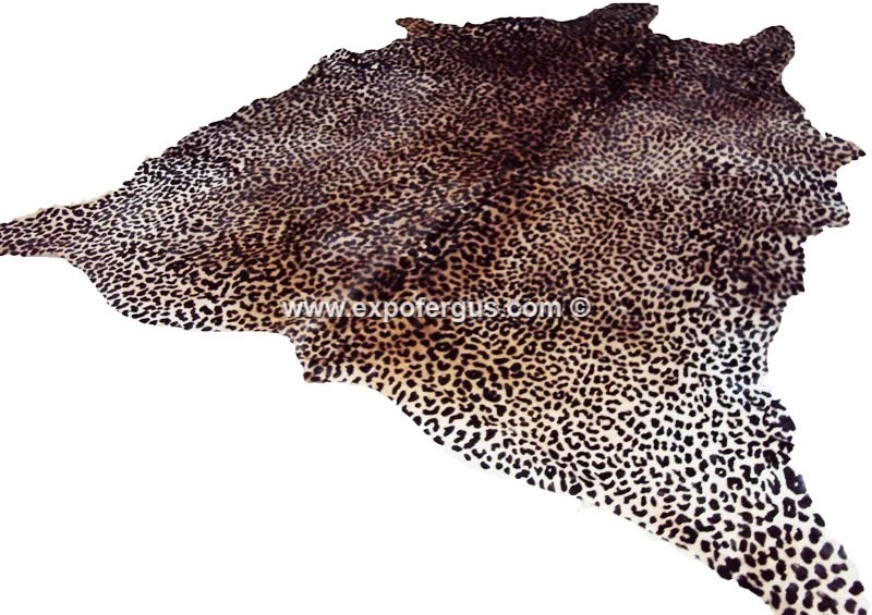 Cheetah Cowhide