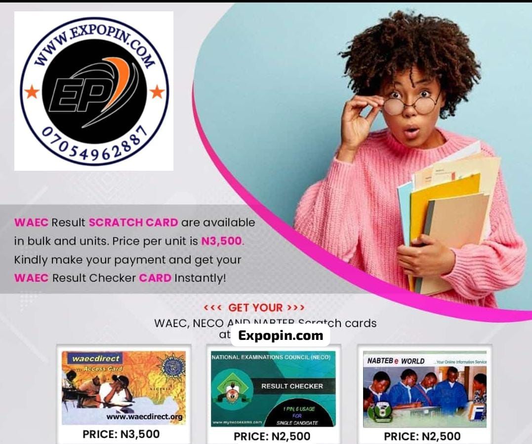HOW TO CHECK WAEC RESULTS Expo Pin