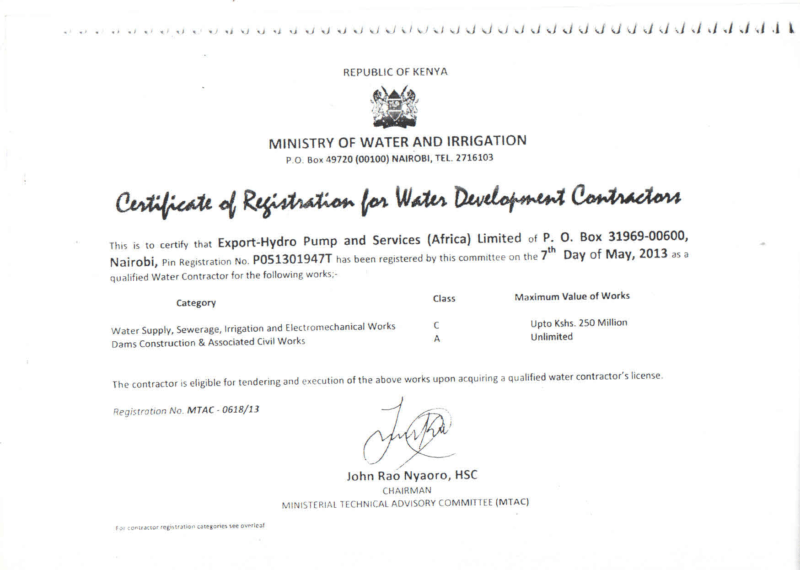 Export Hydro Export Hydro