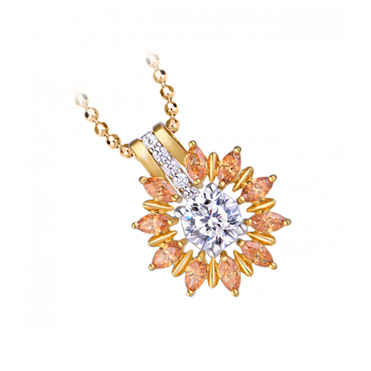 Share 166+ sunflower necklace swarovski latest songngunhatanh.edu.vn