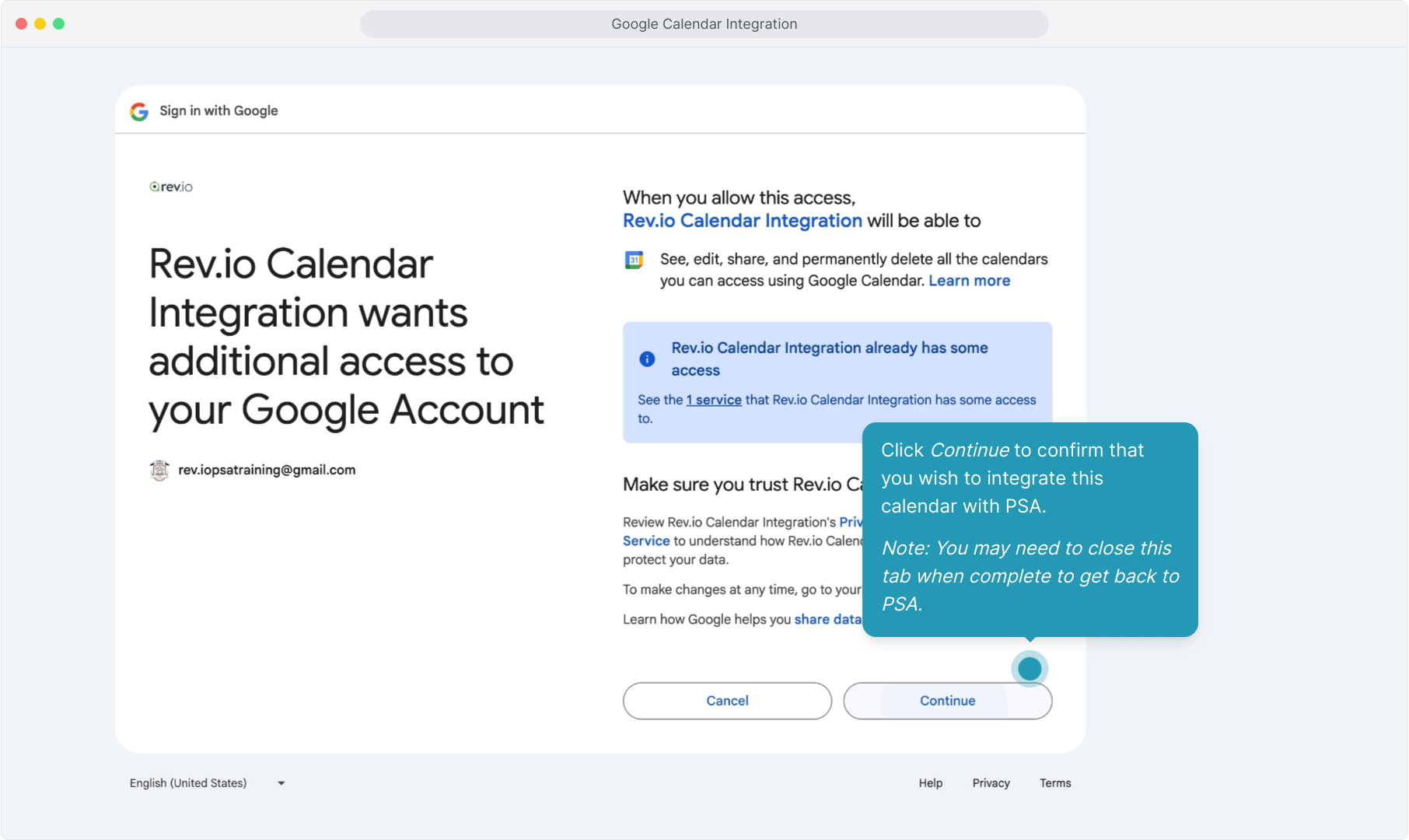 How To Guide Google Calendar Integration Admin Config and User Setup