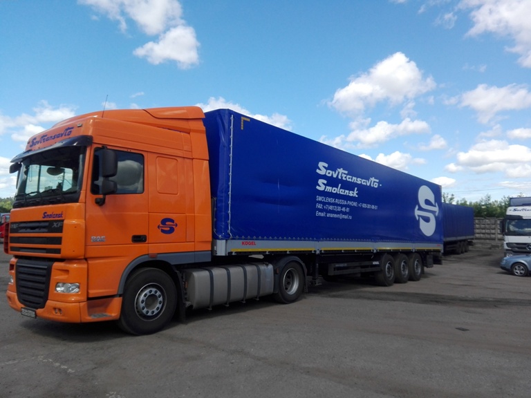 SOVTRANSAVTO. International trucking. Export Support Center of Smolensk