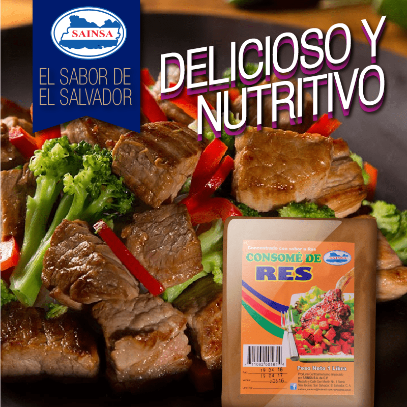 Consomé de res CONAMYPE Exportaciones