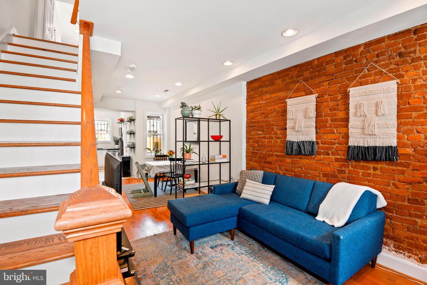 Exposed Brick DC Three Tiny DC Houses with Exposed Brick