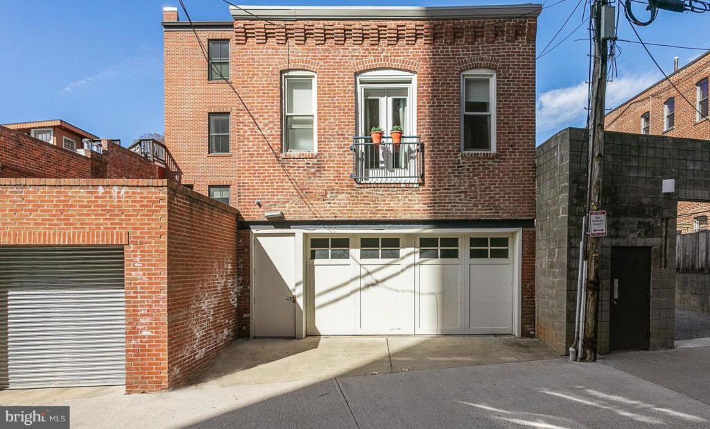 Exposed Brick DC Modern Two Bedroom Carriage House Downtown 799,000