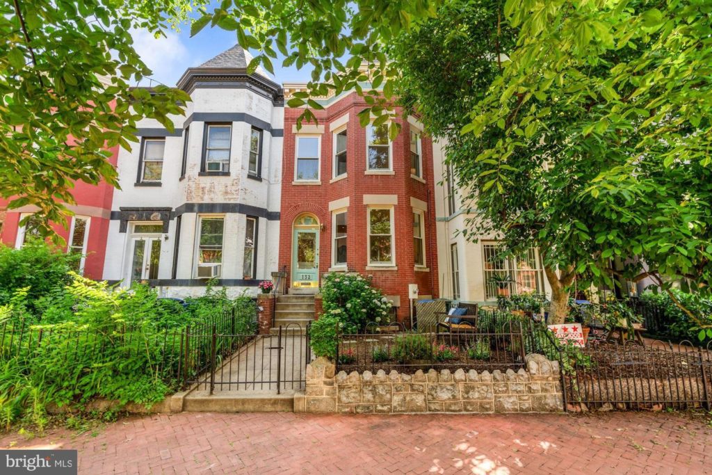 Exposed Brick DC Capitol Hill Home Sells for 147k Over Ask