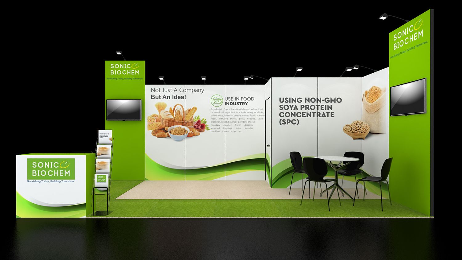 18 Sqm Booth Design Ideas Custom Booth Design for 18 Sqm Space