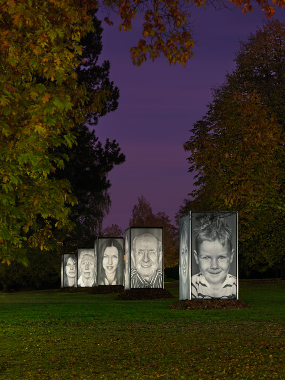 Huge installation using Blow Up Exposure Software