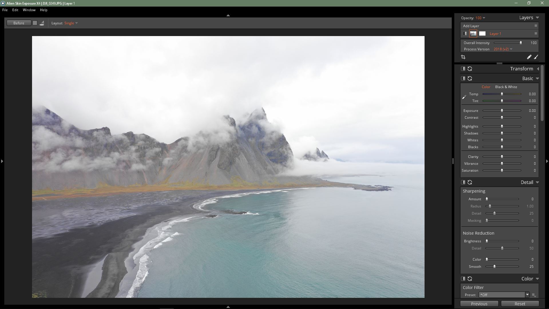 Landscape Photography with the DJI Mavic 2 Pro Drone and Exposure X4