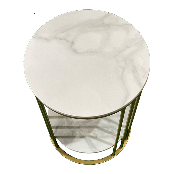 Icon occasional table marble top gold legs Exhibitions, Expo