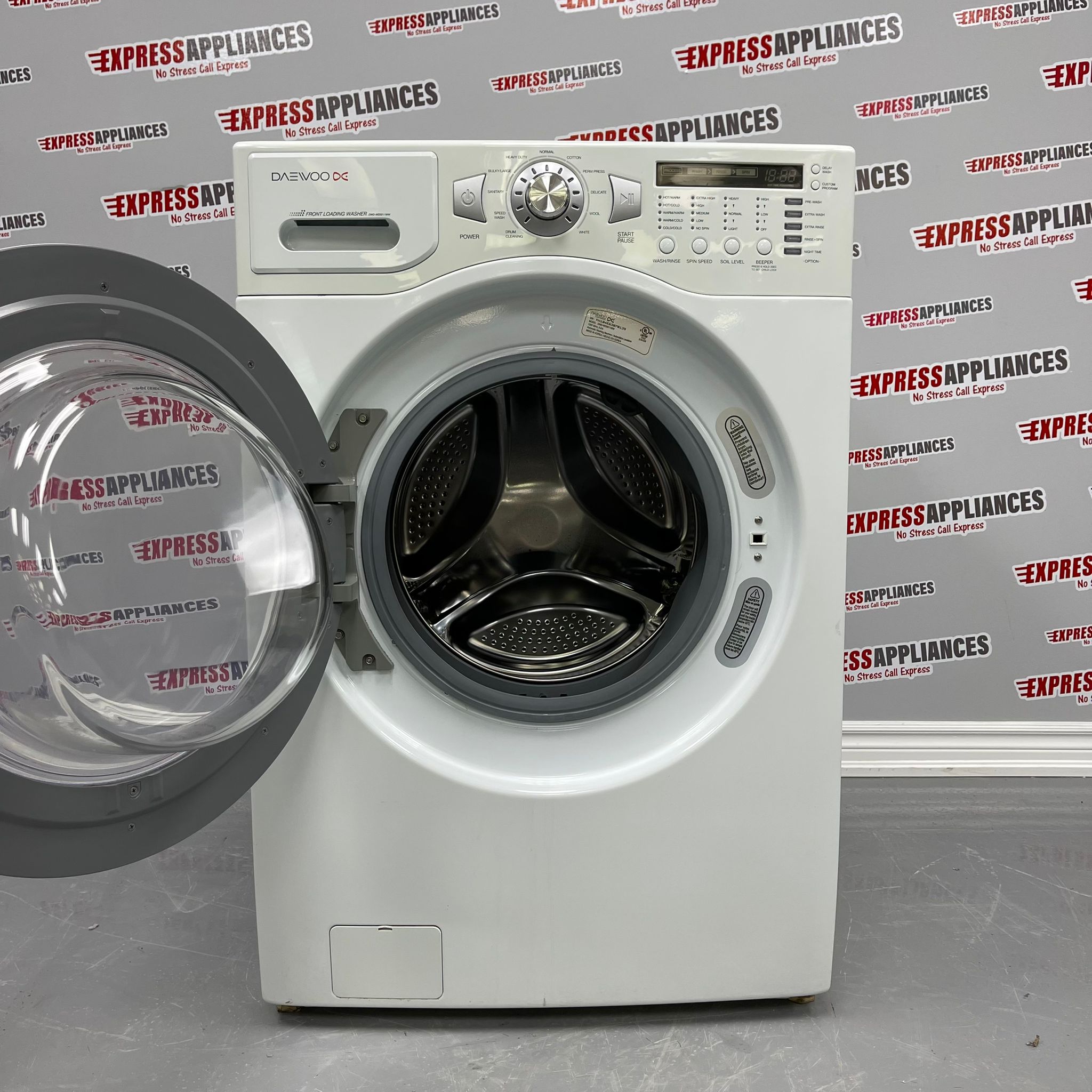 Used Daewoo Front Load Washer DWDWD3011WW For Sale ️ Express Appliances