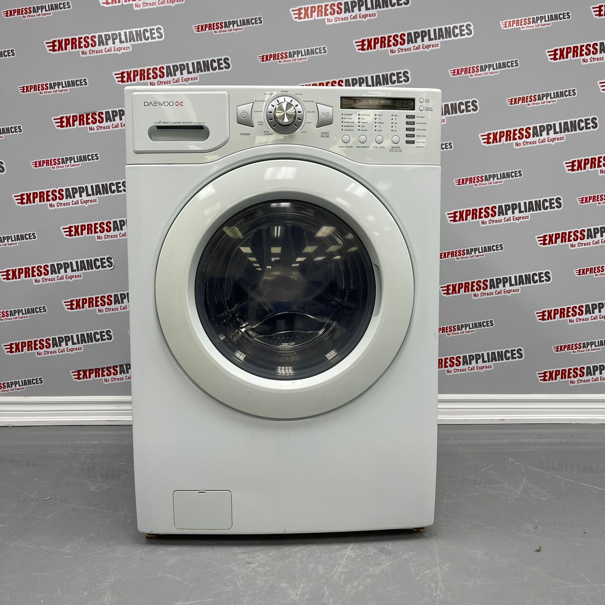 Used Daewoo Front Load Washer DWDWD3011WW For Sale ️ Express Appliances