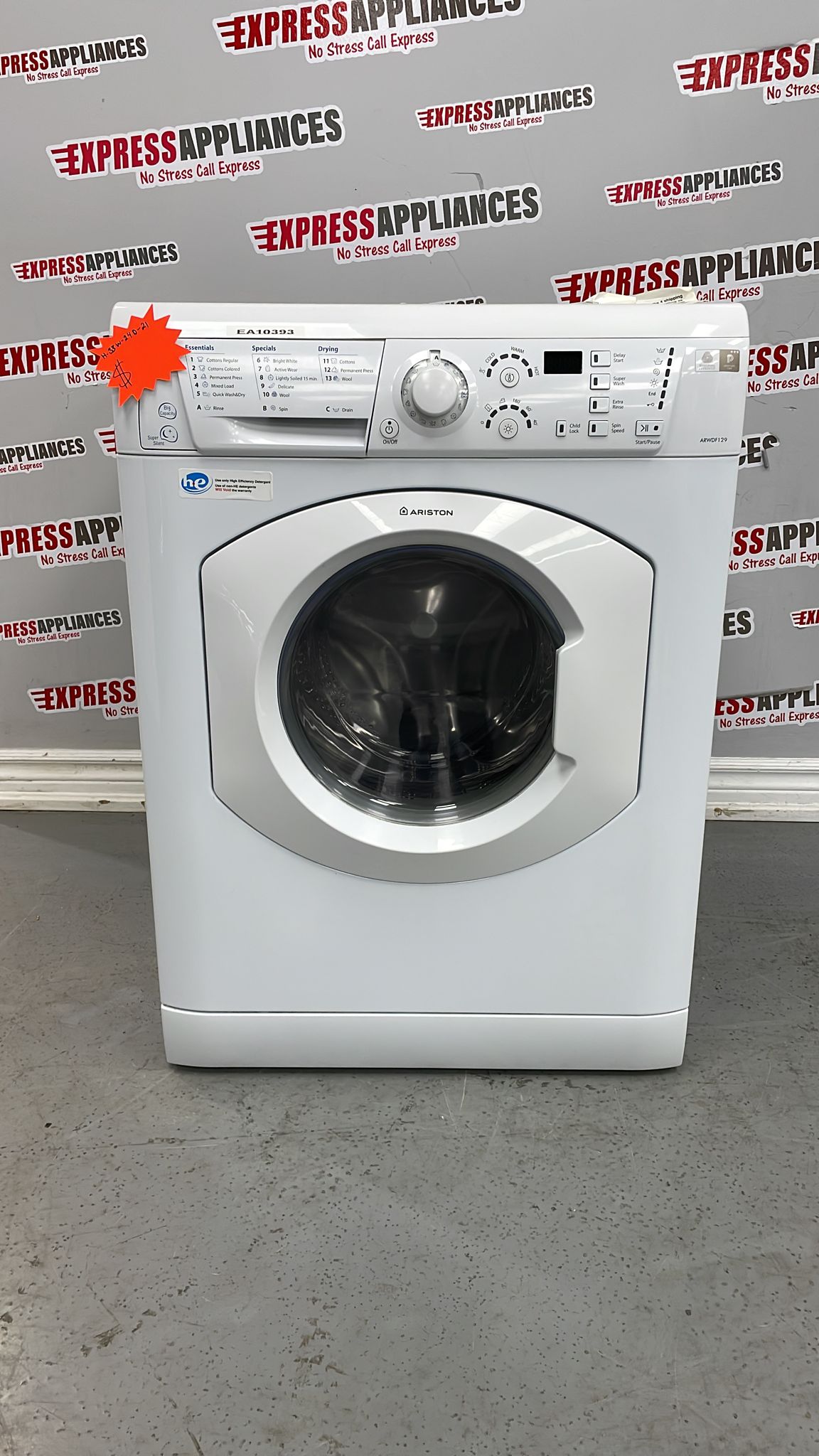 Used ARISTON WASHER DRYER COMBO ARWDF129 For Sale ️ Express