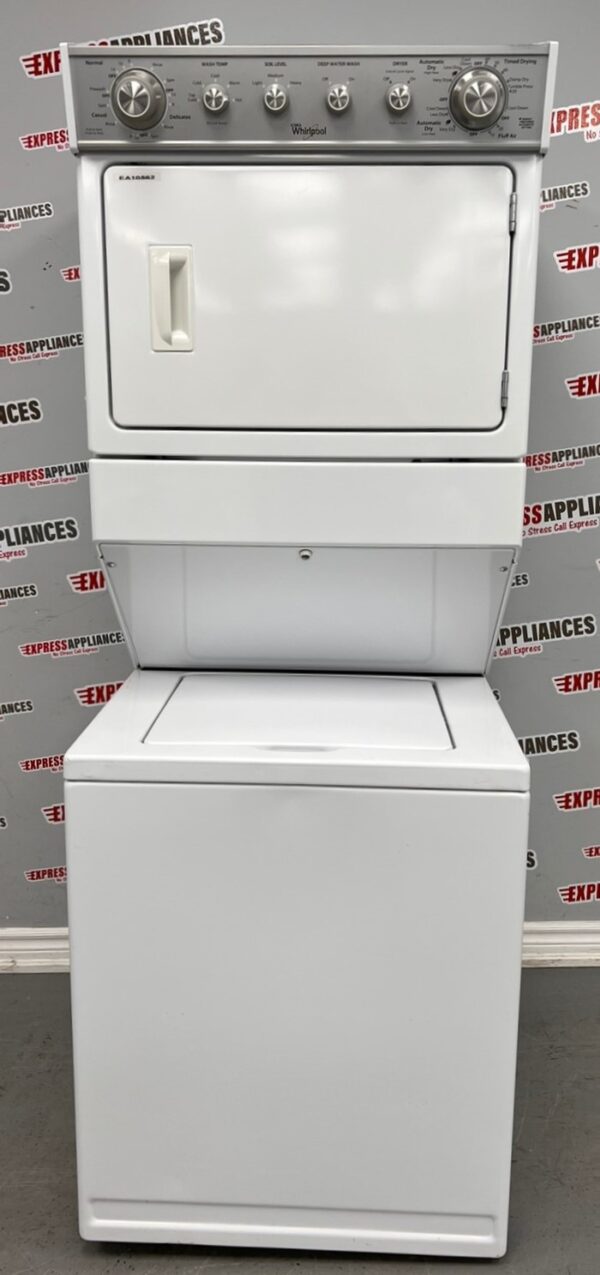 Used Whirlpool Stackable Washer And Dryer YWET4027EW0 For Sale ️