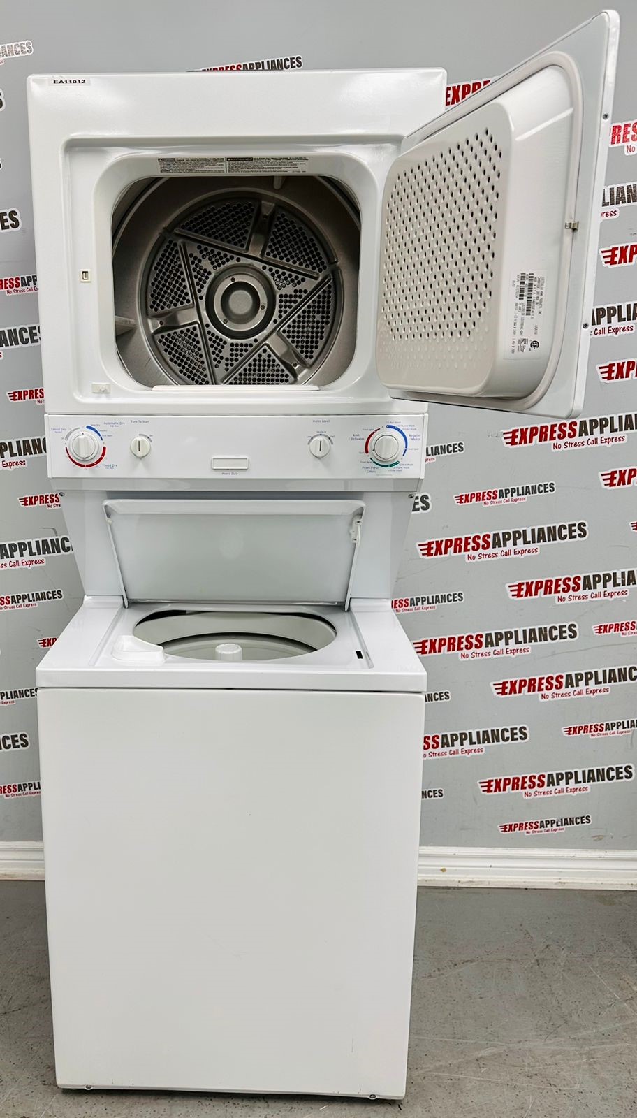 Used Frigidaire Stackable Washer And Dryer MEX731CFS0 For Sale ️