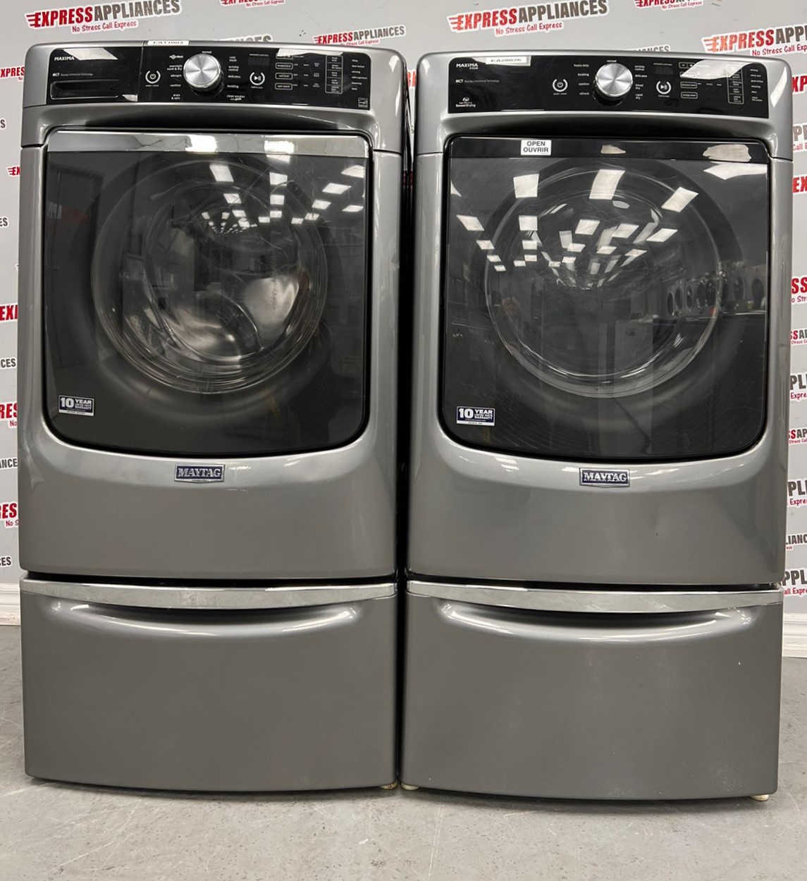 Used Maytag Washer And Dryer Set MHW7100DC0 YMED5100DC0 For Sale ️