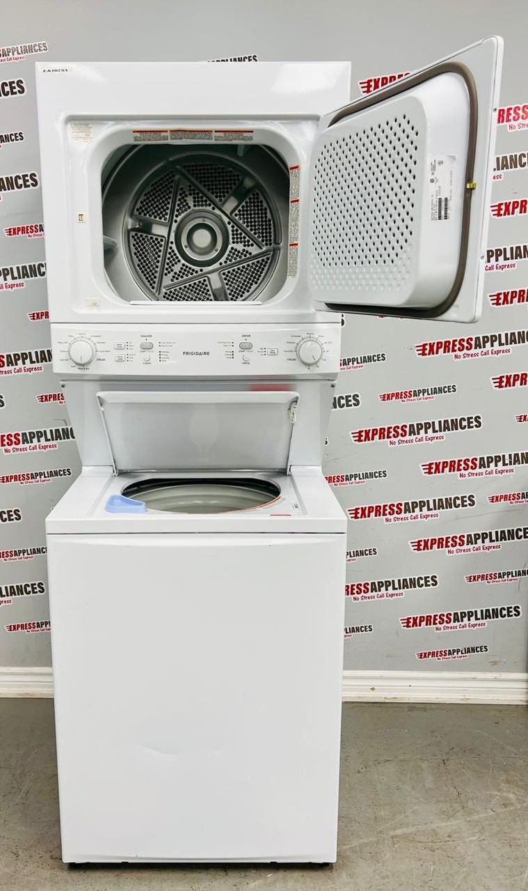Used Frigidaire Stackable Washer And Dryer CFLE3900UW1 For Sale ️