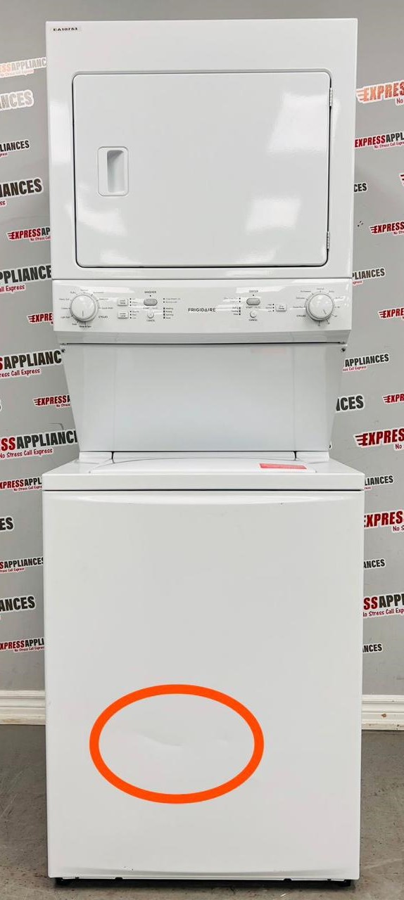 Used Frigidaire Stackable Washer And Dryer CFLE3900UW1 For Sale ️